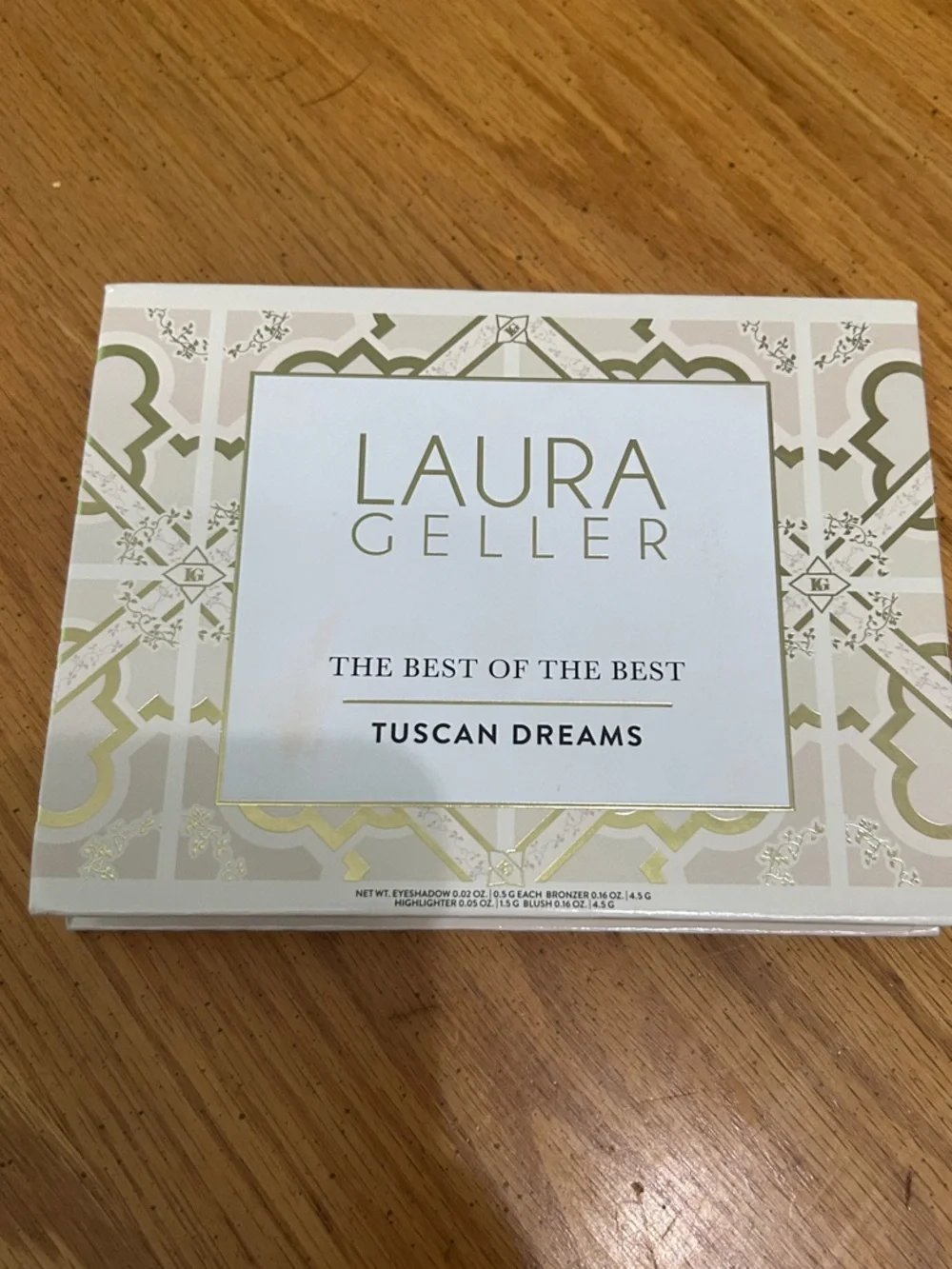 Laura Geller Tuscan Dreams Makeup Palette - Gold, Cream, White